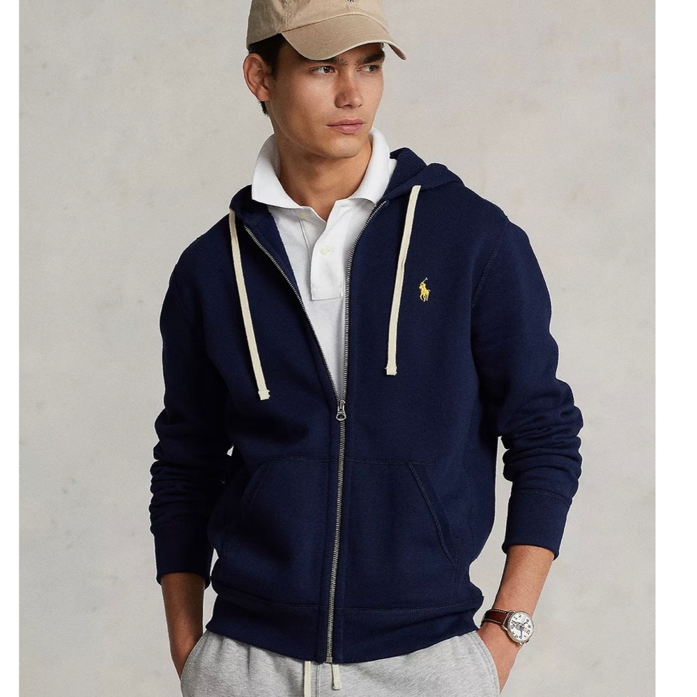 Navy Ralph Lauren Full-zip Hoodie